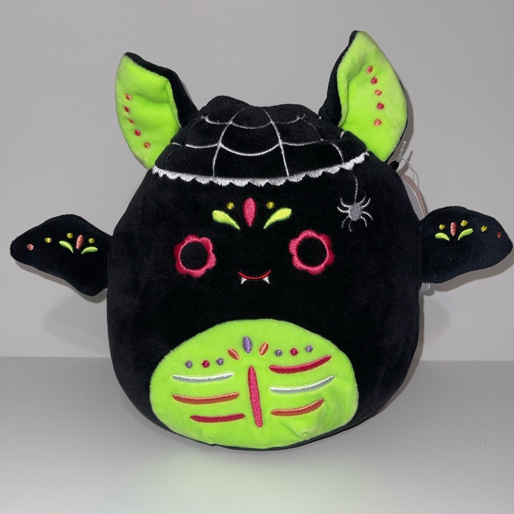 Halloween Squishmallow Bart Day Of The Dead Bat (Hallmark Exclusive)